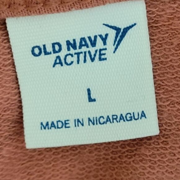 Old Navy French Terry knotted slit back pullover sweatshirt, sz L - Picture 6 of 7